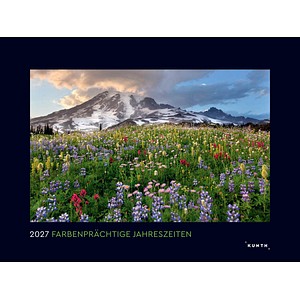 KUNTH Monats-Wandkalender Farbenprächtige Jahreszeiten 2027, 1 St.