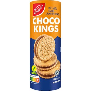 GUT&GÜNSTIG Choco Kings Kekse 500,0 g, 1 St.