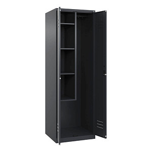 CP Putzmittelschrank Classic Plus 080100-00 S10023 anthrazitgrau 4 Fachböden 60,0 x 50,0 x 185,0 cm, aufgebaut, 1 St.