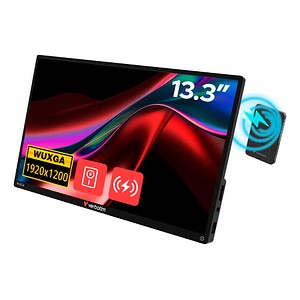 verbatim Portabler Monitor mit Akku 33,8 cm (13,3 cm) schwarz