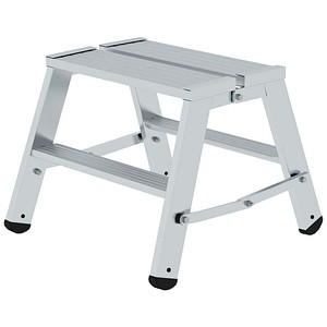 MUNK Klapptritt 50094 silber 2x 2 Stufen, H: 46,0 cm