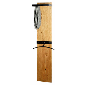 HAKU Möbel Wandgarderobe 54337 eiche Holz 5 Haken 35,0 x 175,0 cm, 1 St.