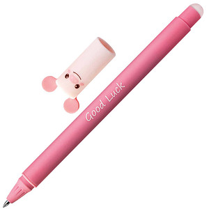 EBERHARD FABER Animal Erase it! Gelschreiber Schwein 0,7 mm, Schreibfarbe: blau, 1 St.