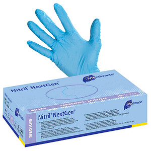 Meditrade® unisex Einmalhandschuhe Nitril® NextGen® blau Größe M 100 St.