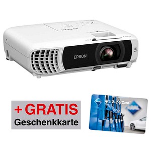 AKTION: EPSON EB-FH08, 3LCD Full HD-Beamer, 3.600 Lumen + GRATIS Aral Geschenkkarte 20 €