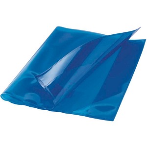 DONAU Heftumschläge blau Kunststoff DIN A4, 10 St.