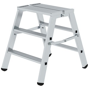 MUNK Klapptritt 50095 silber 2x 3 Stufen, H: 69,0 cm