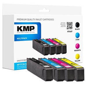 4 KMP H164V schwarz, cyan, magenta, gelb Tintenpatronen ersetzen HP 913A (L0R95AE, F6T77AE, F6T78AE, F6T79AE) 4 KMP H164V schwarz, cyan, magenta, gelb Tintenpatronen ersetzen HP 913A (L0R95AE, F6T77AE, F6T78AE, F6T79AE)