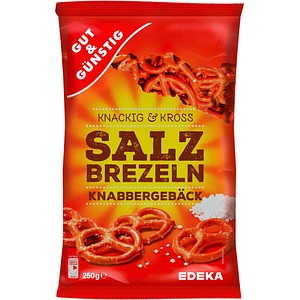 GUT&GÜNSTIG Salzbrezeln Gebäck 250,0 g, 1 St.