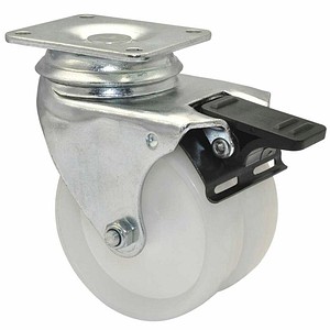 WAGNER® design yourself Apparate-Doppel-Lenkrolle ECO RO 3277 weiß