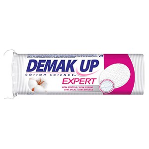 DEMAK UP Wattepads EXPERT 2-lagig weiß, 70 St.