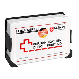 LEINA-WERKE Verbandskasten OFFICE DIN 13157 weiß