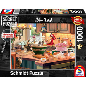 Schmidt Secret Puzzle Am Küchentisch Puzzle, 1000 Teile