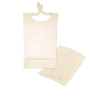Meditrade® unisex Einweg-Lätzchen für Erwachsene braun Einheitsgröße 100 St.