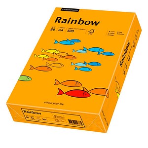 Rainbow Kopierpapier orange DIN A4 80 g/qm 500 Blatt