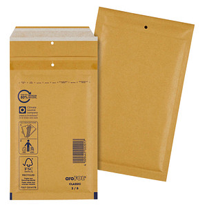 200 aroFOL® CLASSIC Luftpolstertaschen 2/B braun für DIN A6