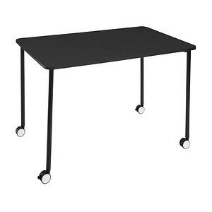 meet powered by PAPERFLOW Flex Office Mehrzwecktisch rechteckig Spanplatte schwarz 116,0 x 76,0 x 75,0 cm, 1 St.