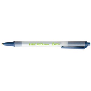 BIC Kugelschreiber ECOlutions® Clic Stic™ transparent Schreibfarbe blau, 1 St.