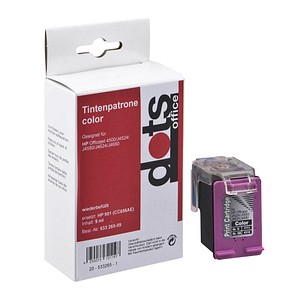 dots  color Druckerpatrone kompatibel zu HP 901XL (CC656EE)