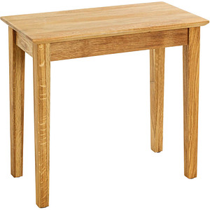 HAKU Möbel Beistelltisch rechteckig Holz schwarz 56,0 x 30,0 x 52,0 cm, 1 St.