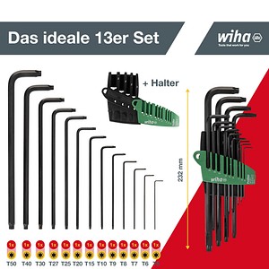 Wiha Torx-Schlüsselsatz ProStar 24852 13-tlg.