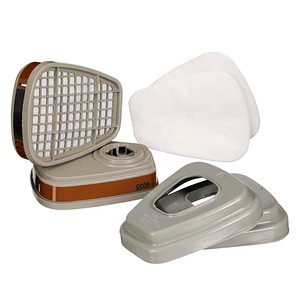 3M Filtersatz für Atemschutzmasken 6003-1 A2 P3 EN 14387:2004 + A1:2008 A2, 5935: EN 143:2021 P3, 1 Set