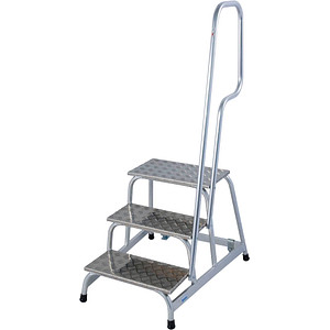 KRAUSE Montagetritt STABILO  silber 3 Stufen, H: 120,0 cm