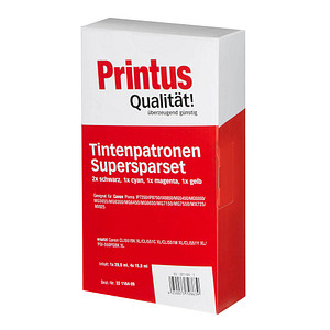 Printus schwarz, cyan, magenta, gelb Tintenpatronen ersetzen Canon PGI-550 XL BK, CLI-551 XL BK/C/M/Y Printus schwarz, cyan, magenta, gelb Tintenpatronen ersetzen Canon PGI-550 XL BK, CLI-551 XL BK/C/M/Y