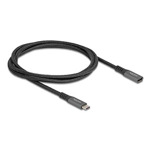 DeLOCK USB C Kabel 1,0 m schwarz, 1 St.