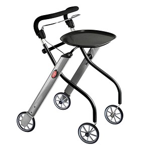 RUSSKA Rollator Let´s Go 11449001 schwarz, silber, 1 St.