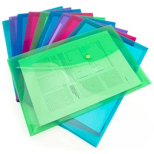 RAPESCO® Sammelmappe ECO DIN A4+ farbsortiert, 10 St.