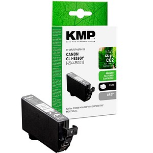 KMP  grau Druckerpatrone kompatibel zu Canon CLI-526 GY