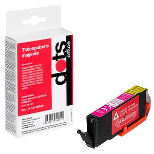dots  magenta Druckerpatrone kompatibel zu Canon CLI-581 M XXL