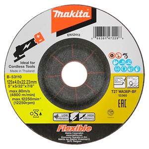 makita Schruppscheibe Flexibel B-53110, 1 St.