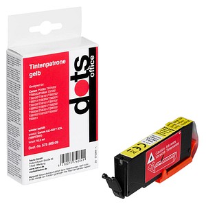 dots  gelb Druckerpatrone kompatibel zu Canon CLI-581 Y XXL