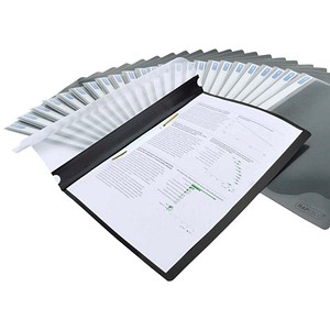 RAPESCO® Schnellhefter ECO Kunststoff schwarz DIN A4, 25 St.