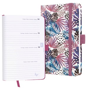 SIGEL Buchkalender Jolie 2027 Violet Jungle Fever, 1 St.