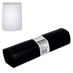 DEISS Müllbeutel 240,0 l schwarz 60 µm, 10 St.