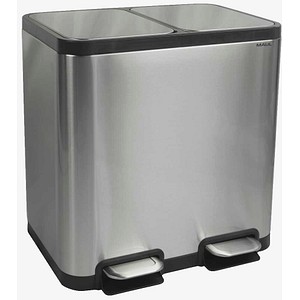 MAUL Lcycle Mülleimer 40,0 l edelstahl, 1 St.