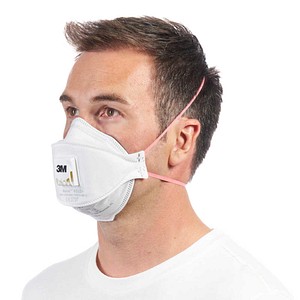 3M Atemschutzmasken Aura™ Comfort Cool Flow™ 9332+ FFP3 NR D EN 149:2001, 5 St.