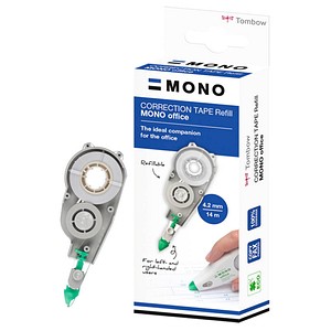 Tombow Nachfüllkassette für Korrekturroller MONO office 4,2 mm, 1 St.