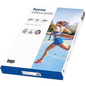 tecno Laserpapier colour print DIN A3 120 g/qm 250 Blatt tecno Laserpapier colour print DIN A3 120 g/qm 250 Blatt