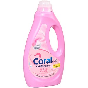 Coral Wolle & Feines Waschmittel flüssig, 1,3 l