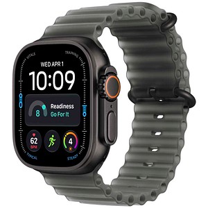 Apple Watch Ultra 4 49 mm schwarz (GPS + Cellular) Ocean-Armband  schwarz