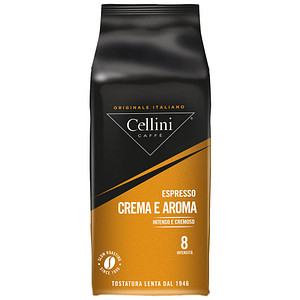 Cellini CREMA E AROMA Espressobohnen, Arabicabohnen kräftig, 1 kg