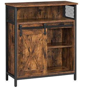 VASAGLE Sideboard, LSC089B01V1 braun 70,0 x 30,0 x 80,0 cm, 1 St.