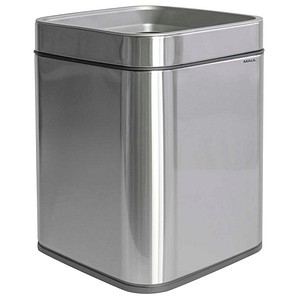 MAUL prime Mülleimer 15,0 l edelstahl, 1 St.