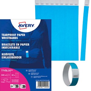 AVERY Zweckform Eintrittsbänder blau, 500 St.