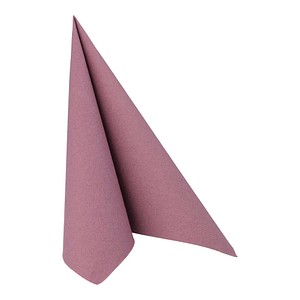 PAPSTAR Servietten plum 3-lagig 40,0 x 40,0 cm, 50 St.