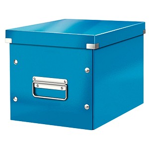 LEITZ Click & Store Aufbewahrungsbox 10,0 l blau 26,0 x 26,0 x 24,0 cm